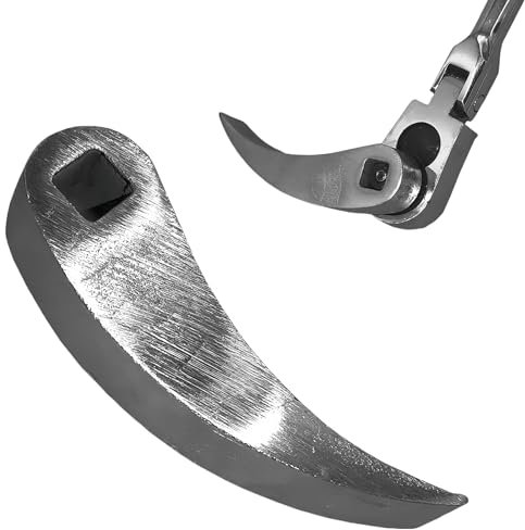 Crowbar Adapter Head Tools, Crowbar Wrench Adapter, Crowbar Adapter, Pry Bar, Lever Adapter Head, Crowbar Adapter Head, Adjustable Crowbar Adapter Head, Fits 3/8 Inch Ratchet (Silver)