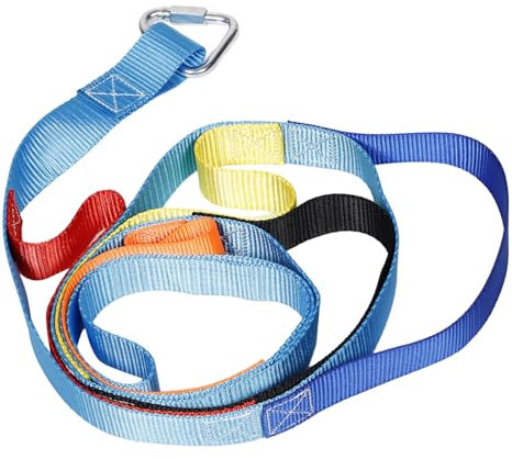 Warmhm Multifunktionale Kletterseileiter Für Kinder 2m 6-sprossen Strickleiter Aus Robustem Material Soft Seil Für Outdoor Spielgeräte Klettergerüst Zubehör Für Draußennutzung