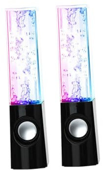 Holibanna Altavoces Estéreo De Luces Led Fuente De para Pc Smartphone y Portátil