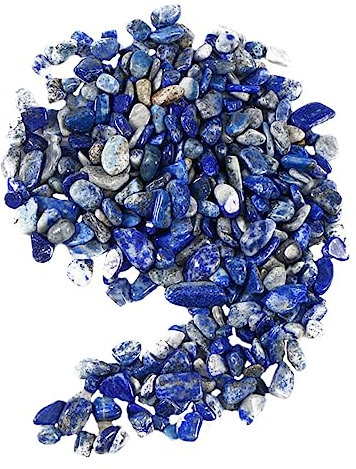 Cabilock 200g Gravier Décoratif Irrégulier pour Aquarium Gravier pour Aquarium Ornement Pierre pour Salon Bleu