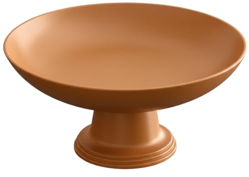 Fituenly Corbeille À Fruits en Bois Veiné pour Cuisine | Corbeille À Bananes pour Cuisine | Corbeille en Bois Veiné avec Support, pour Décoration De Table, Pièce Maîtresse De Table