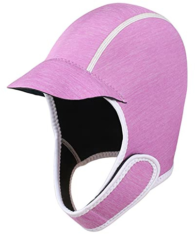 BELOWSYALER Bonnet de natation thermique en néoprène de 2 mm - Réglable - Pour le surf et la plongée - Pour homme et femme - Pour le surf et la voile