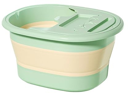 Baignoire pliable pour les pieds, massage, relaxation, busket avec couvercle, bol de trempage peu encombrant, bol de pédicure, design peu encombrant, seau de massage, seau à linge à la maison