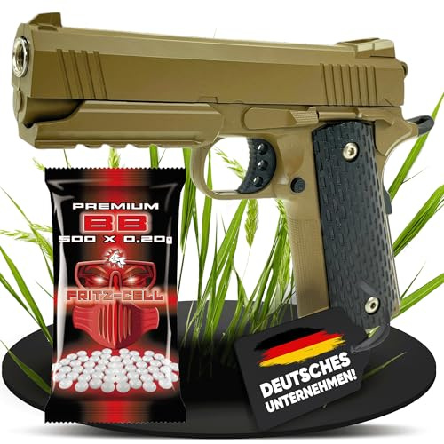 Fritz-Cell Set Airsoft Federdruck <0,5 Joule 6 mm inkl. 500 BB's 0,20 g