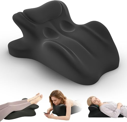 HOVCEH Sex Kissen Für Die Paare, Memory Foam Keilkissen (Schwarz) | Multifunktionskissen für Intimacy Support, Ergonomisches ür Wirbelsäule und Rücken zum Paare Frauen