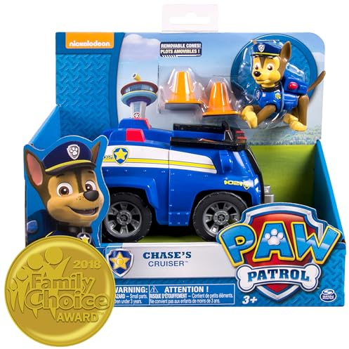 Paw Patrol Chase's Polizei-Fahrzeug + Mini Sammelfigur und Zubehör