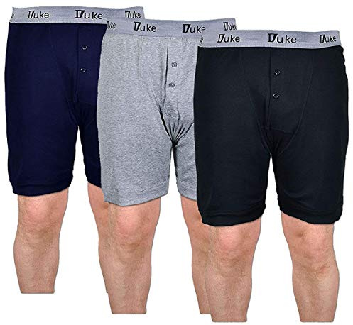Big Mens Assorted Duke Driver Boxer Triple Pack Size 2xl to 8xl, Size : 4XL