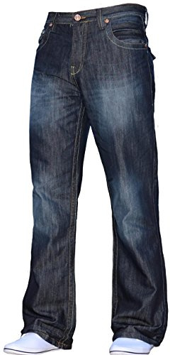 APT Men's Blue Bootcut Flared Work Casual Jeans Size 30-34