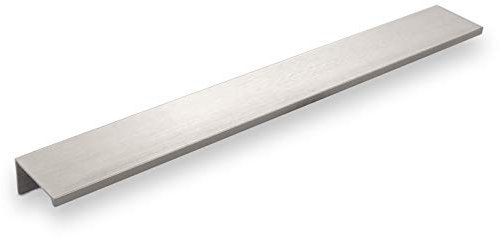 Maniglia per Mobili in Alluminio SEARL 280 mm Finitura in Acciaio Inox Maniglia Profilo Maniglia per Cassetti Maniglia