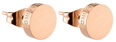 LIEBESKIND BERLIN Damen Ohrstecker – Basic Ohrringe aus Edelstahl – Poliert & mattiert – Kleine Stecker in Silber, Gold, Roségold & Schwarz – Verschiedene Formen – Perfekt für den Alltag