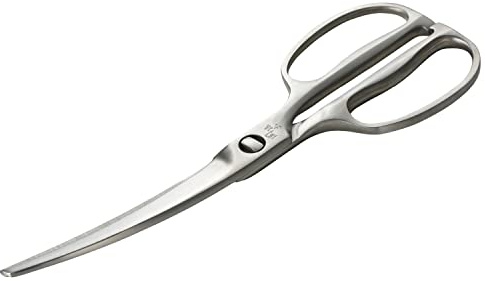 Kai KAI DH3346 Kitchen Scissors Seki Magoroku Disassembly Curved Forged All Stainless Steel Kitchen Tools Made in Japan