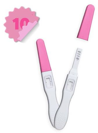 Sanitec - Test de Embarazo | Prueba de Embarazo | Test Embarazo Alta Sensibilidad 20mUI/ml | Predictor Test Embarazo | Prueba de Embarazo Ultratemprana Primera Pérdida de Periodo | Pregnancy Test