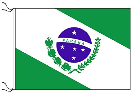 Flags Bandera de Paraná, Estado de Paraná, Brasil | Oficial | 129 x 90 cm | 4,2 x 3 pies