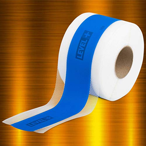 LEVEL PLUS 50m Abdichtband Flex Elastomer Dichtband Sanitär Dichtungsband | Fliesen Flussigfolie Balkonabdichtung Dusche Bad B01