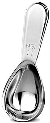 Fornateu Milk Powder Measuring Spoon Stainless Steel Coffee Sugar Flour Tablespoon Measuring Dry Liquid Ingredients Scoop 15ml