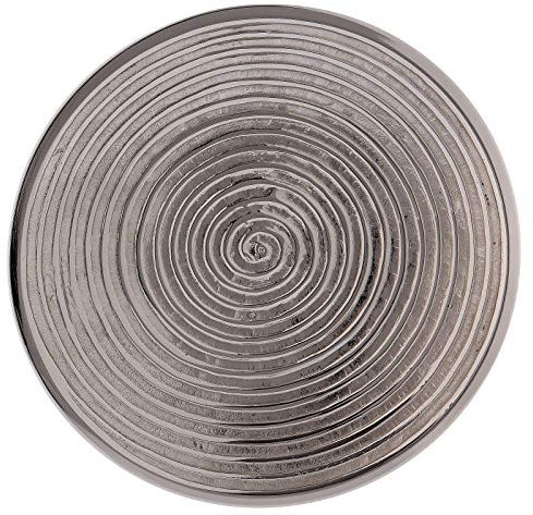 Holyart Piattino portacero decori Spirale Ottone Argentato