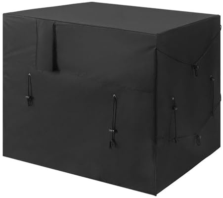 Couverture De Chauffe-piscine, Tissu Oxford 210D Couverture De Pompe À Chaleur De Piscine Housse De Mobilier D'extérieur Pour Climatiseur, Chauffe-piscine, Mobilier D'extérieur, 101×86×78cm
