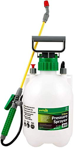 Greenfields Multi-Purpose Garden Pressure Sprayer, 3 Litre, Green, Plastic, Handheld, Ideal for Weeding, Pesticides, Herbicides, Insecticides, Fungicides, Fertilizers