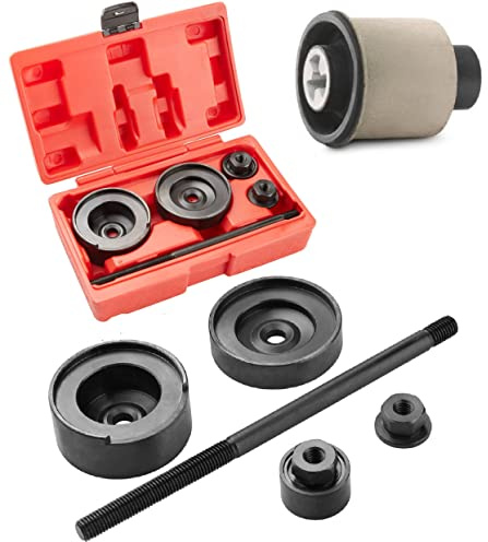 DR TOOLS Hinterachsbuchsen Silentlager Einpresswerkzeug AUSDRÜCKER GUMMILAGER Einbausatz für VW Golf IV mk4 für Bora Polo mk4 für Audi A3 für Skoda Fabia I II III Octavia