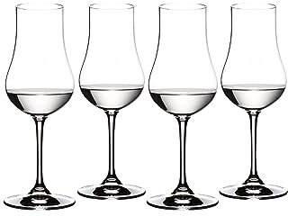RIEDEL Bicchieri Calici Acquavite Grappa Set 4 Pezzi 200ml Cristallo