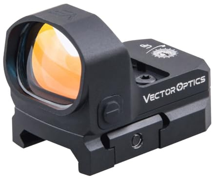 Vector Optics Frenzy 1x20x28 3 MOA Red Dot Sight Weaver/Picatinny Base and VT and Tri Footprint Compatible, Black