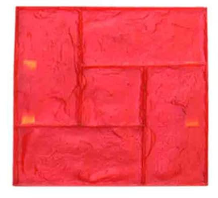 24,0 X 24,0 Quadrat Ziegel Zement Textur Matte, Polyurethan Bedruckt Beton Stempel, FüR Pflasterstein Dekoration