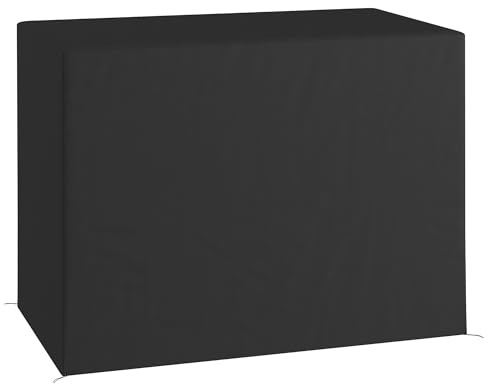 Outsunny 3-Sitzer Schaukelstuhl-Abdeckung 240x133x185 cm Dunkelgrau | Oxford, Outdoor-Gartenmöbel, Regenschutz, wasserdicht, Anti-UV