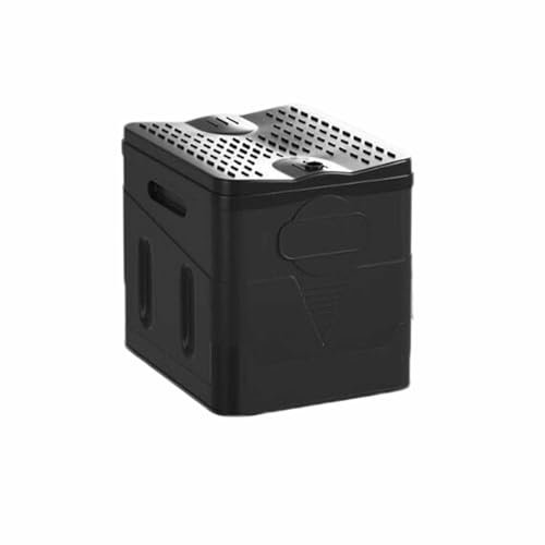 Campingtoilette Camping Toiletten Notfall Toilette Faltbar Mobile Toilette Klappbar Für Auto Für Unterwegs Für Zuhause Reisen Im Freien Tragbar Mit Deckel (Black,27X31.5X28.7cm)