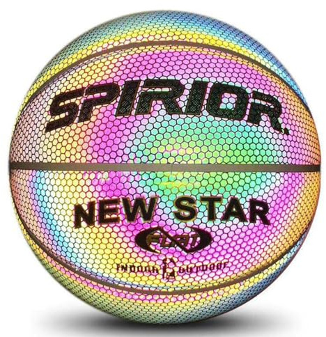 Basket-ball lumineux - Basket Ball - Arc-en-Taille 7 Réfléchissant Ballon | De Basket Lumineux Lumineux Pour Le De Nuit Illumine Le Ballon De Basket Taille Offile Pour Hommes