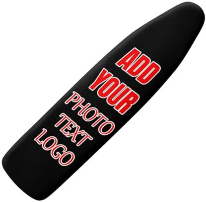 LLLGSH Bügeltischbezug für Dampfbügeleisen, Personalisierte Bügelbrettbezüge, Personalisierte Foto Bügelbrettbezüge, Schnelleres Bügeln, mit Elastischem Rand, Geschenk für die Familie