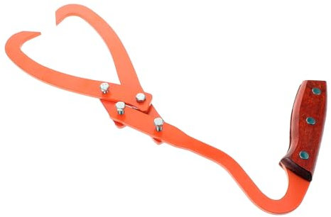 Gatuida Heavy Duty Hook for Bar Log Tongs Claw Lifting Cant Hook Tree Moving Equipment