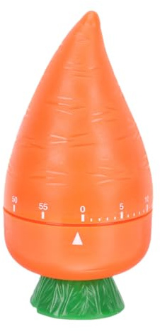 Generic Egg Timer Loud Alarm Carrot Shaped Kitchen Timer Countdown Timer for Cooking Baking Study