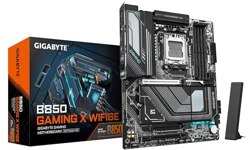 GIGABYTE B850 Gaming X WIFI6E Carte Mère - AMD Ryzen 9000 Series CPUs, VRM numérique 12+2+2 Phases, jusqu'à 8200MHz DDR5 (OC), 1xPCIe 5.0 + 2xPCIe 4.0 M.2, LAN 2.5G, WiFi 6E, USB 3.2 Gen 2x2