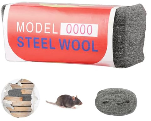 Stålull, 1 styck 100 g 000 stålull, för rengöring av plastpersienner, slipa ut gammalt trä, för golv i våtområden