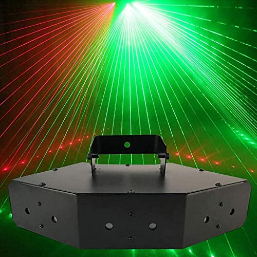 BXSUKEYOU Strobe Light 6 Hole Disco Flash Lighting Stage Projection Lamp Voice Control per Party Ball Bar Spotlight It's so Kind of You