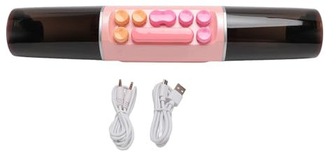 SUNGOOYUE RGB -PC -Gaming -Lautsprecher Bluetooth 5.0 mit HiFi -Stereo -Sound, Dual -Subwoofer und FM -Radio, USB/SD/Aux -Konnektivität für Desktop -Computer -Setup -Home Office (PINK)