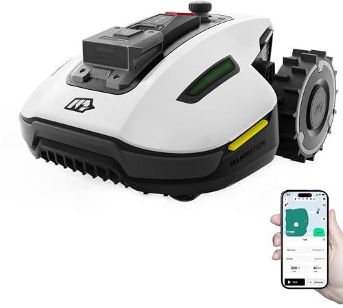MAMMOTION YUKA Mini robot tosaerba senza cavo limitatore per giardini fino a 500 m², NetRTK+Vision AI, robot tosaerba robot, prevenzione intelligente degli ostacoli, controllo app (YUKA MINI 500)