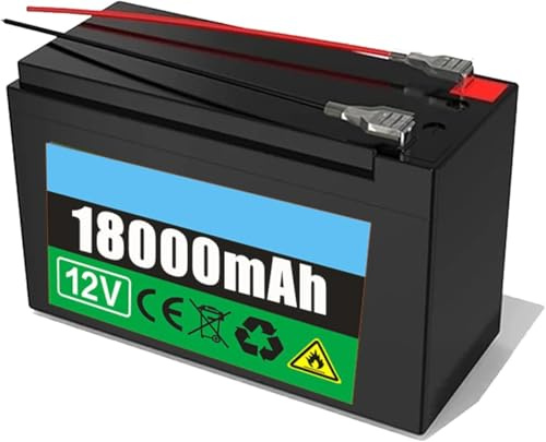 12V Lithium Rechargeable Battery Pack with BMS Protection for Solar Light Backup - 25Ah High Capacity, Durable for Home and Outdoor Use