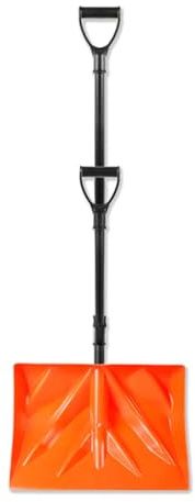 LUOFENG Leggero 2 In 1 Plastica Pala Da Neve Portatile Regolabile Maniglia Rimozione Facile Montaggio Per Viale D'accesso Portico Inverno