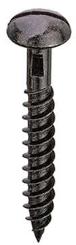 Unifix Woodscrews Slotted Round Head Black Japanned - 10G x 1.1/2 (5.0 x 40mm) - 9TQJRNDSWS/091 for Wood Applications
