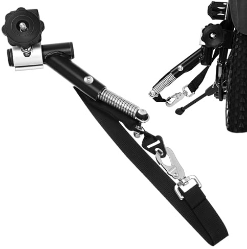 iplusmile Universal Fahrrad Anhängerkupplung aus Aluminiumlegierung - Linker Fahrradanhänger Adapter & Kupplung Befestigung mit Schnellspanner für Kinder & Hunde