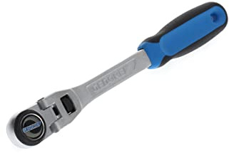 GEDORE Gelenk-Hebelumschaltknarre, für 3/8 Zoll, 10 mm Antrieb, Schwenkkopf 180degree, 5degree Rückschwenkwinkel, 2K-Griff, 3093 GU-3