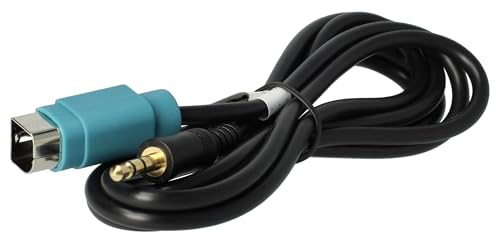vhbw Câble Adaptateur de Ligne AUX Radio Compatible avec Tous Les appareils Pleine Vitesse de l'année 2009+ - USB