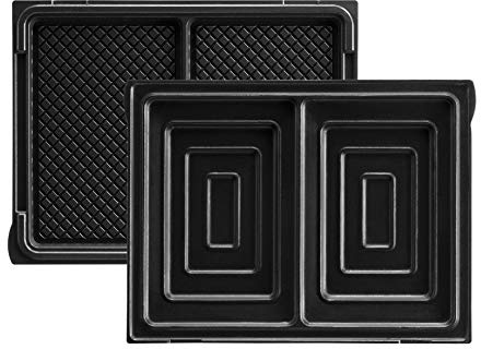 LAGRANGE 020122 Waffeleisen-Set, Aluminium, 150 x 100 mm 150 x 100 mm