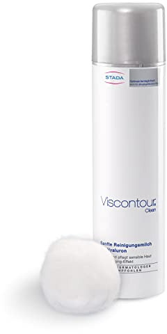 VISCONTOUR Clean - sanfte Reinigungsmilch mit Hyaluron - Anti-Aging Hautpflege - von Dermatologen empfohlen - 1 x 200 ml