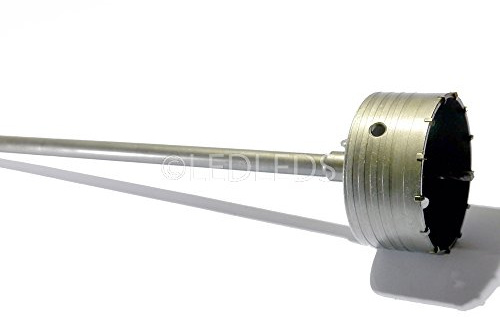 FRESA A TAZZA MM 160 CAROTATRICE CON ASTA SDS MAX 650 MM CEMENTO MURO MATTONI