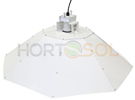 HORTOSOL Parabolique réflecteur blanc 1m pour les lampes E40 vertical