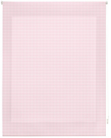 blindecor Vichy Rollo, Stoff, Pink, 160 x 250 cm
