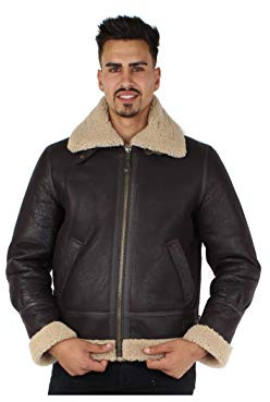 Schott NYC LC1259, Giacca di Pelle Uomo, Marrone/Beige (Cordovan/Café), L
