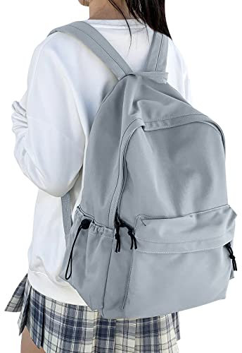 HYC00 Schulrucksack Damen, Causal Travel Schultaschen 14 Zoll Laptop Rucksack für Mädchen im Teenageralter Leichter Rucksack Wasserabweisend Bookbag College Boys Men Work Daypack,Blau